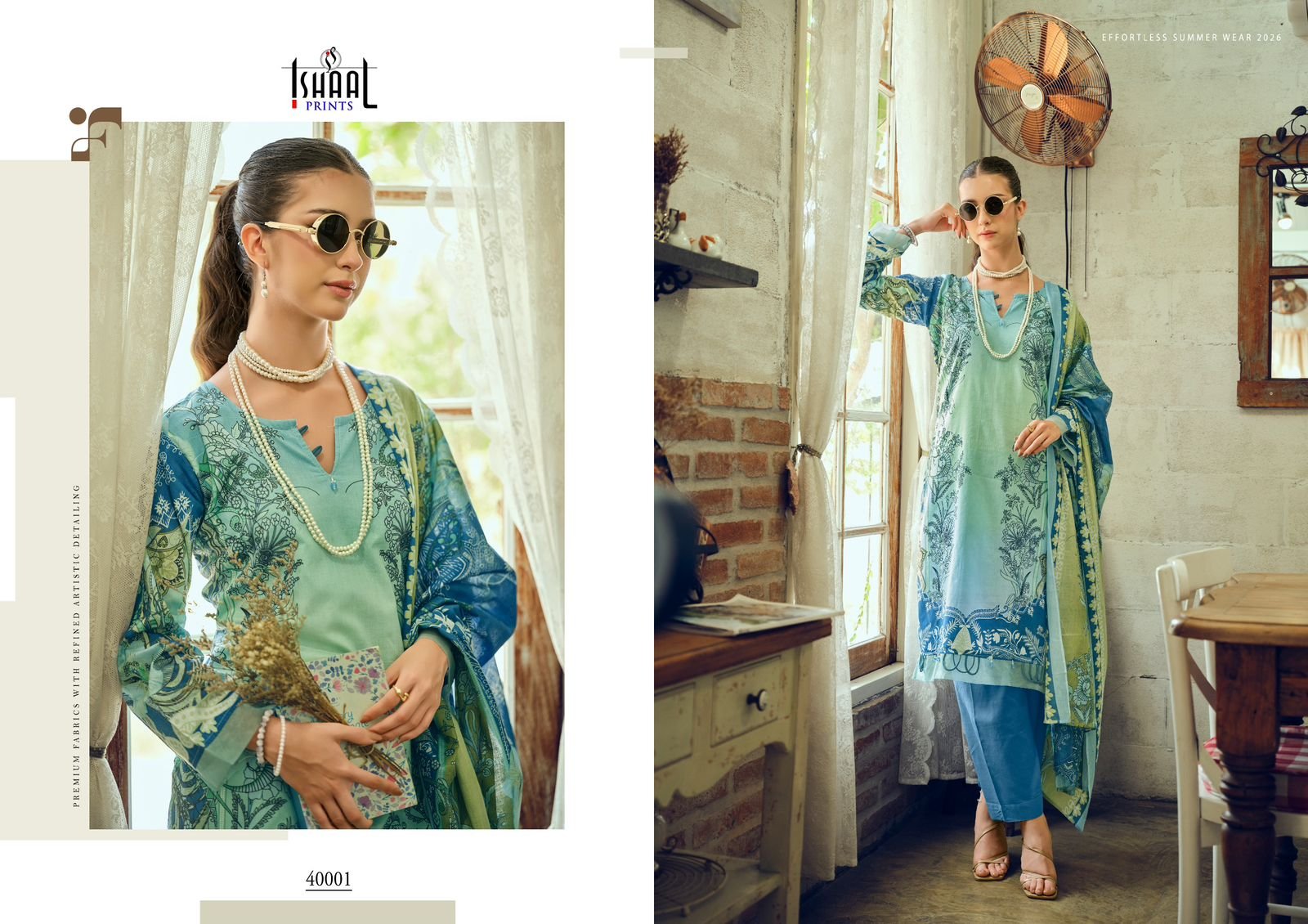 ISHAAL GULMOHAR VOL 40 (cotton Dupatta) - Image 3