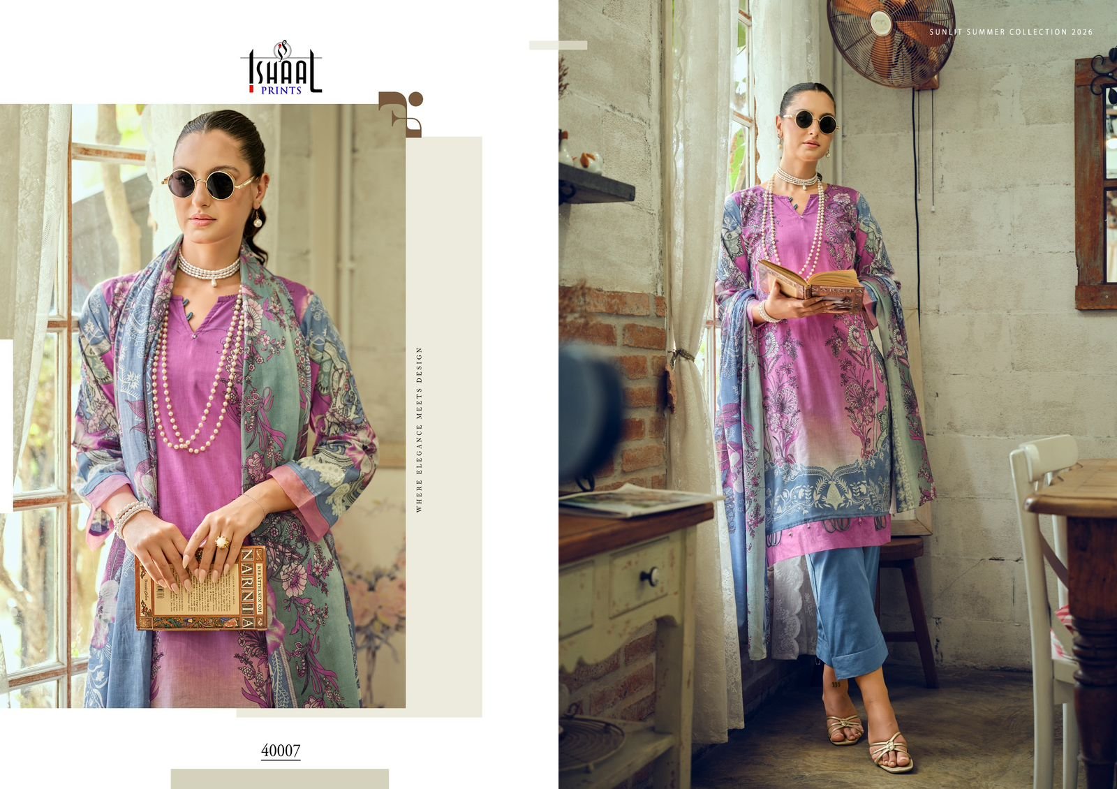 ISHAAL GULMOHAR VOL 40 (cotton Dupatta) - Image 7