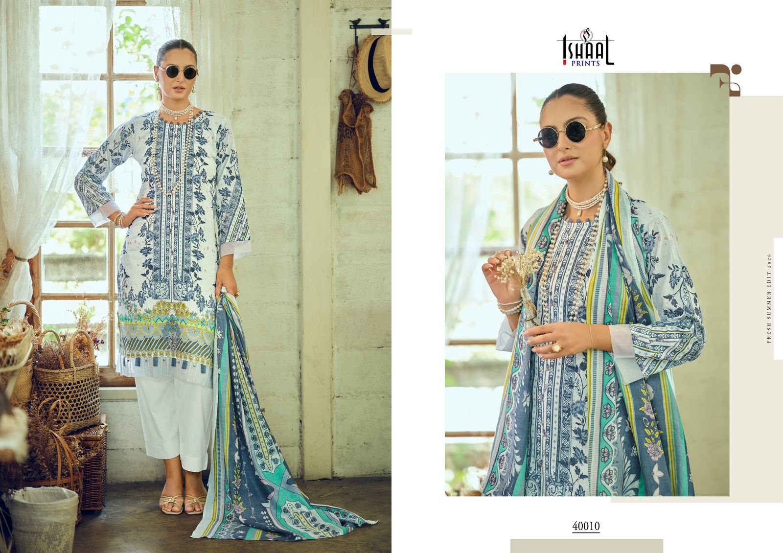 ISHAAL GULMOHAR VOL 40 (cotton Dupatta) - Image 9