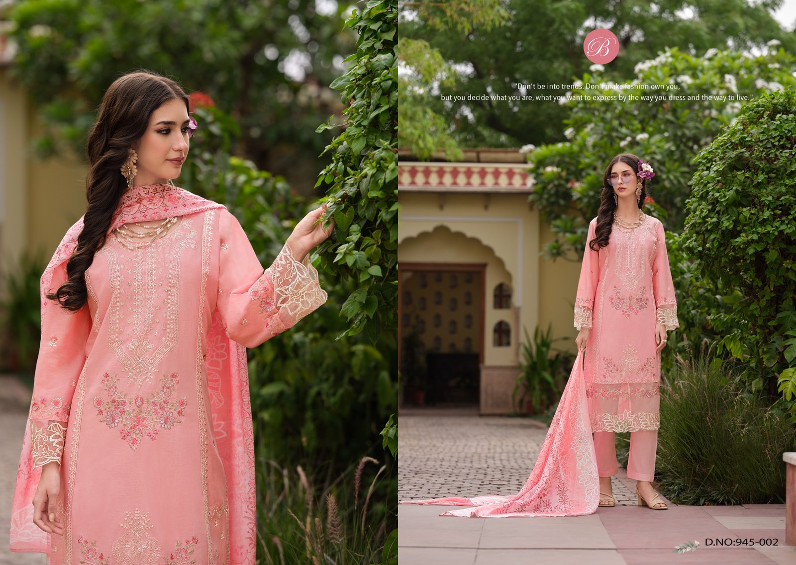 JADE OMBRE VOL 2 BELLIZA (cotton Dupatta) - Image 13