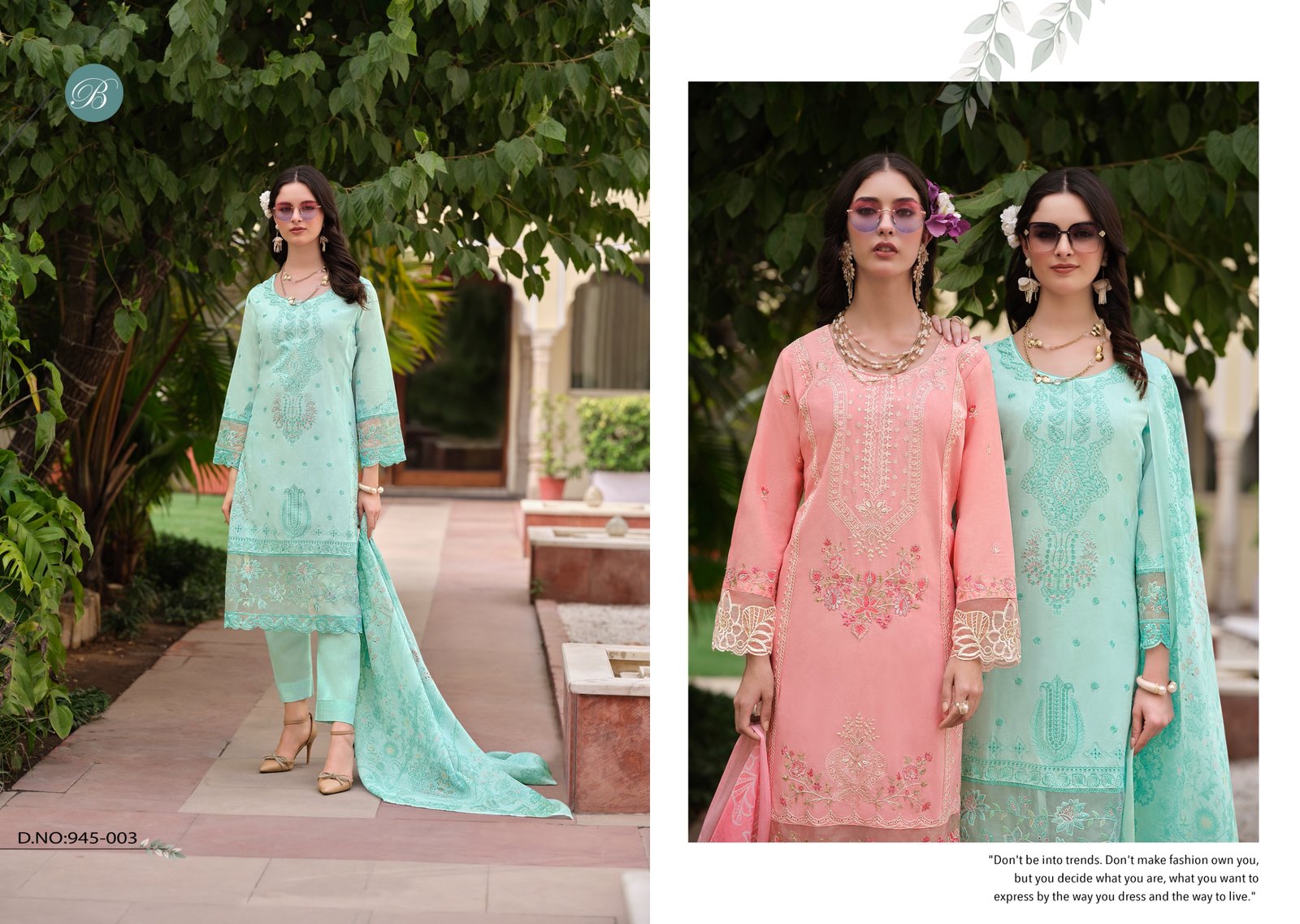 JADE OMBRE VOL 2 BELLIZA (cotton Dupatta) - Image 10