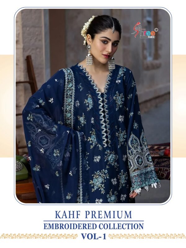 KAHF PREMIUM EMBROIDERED COLLECTION VOL 1 NX SHREE