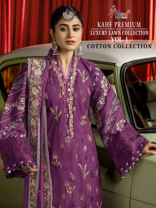 KAHF PREMIUM LUXURY LAWN COLLECTION VOL 1 SHREE