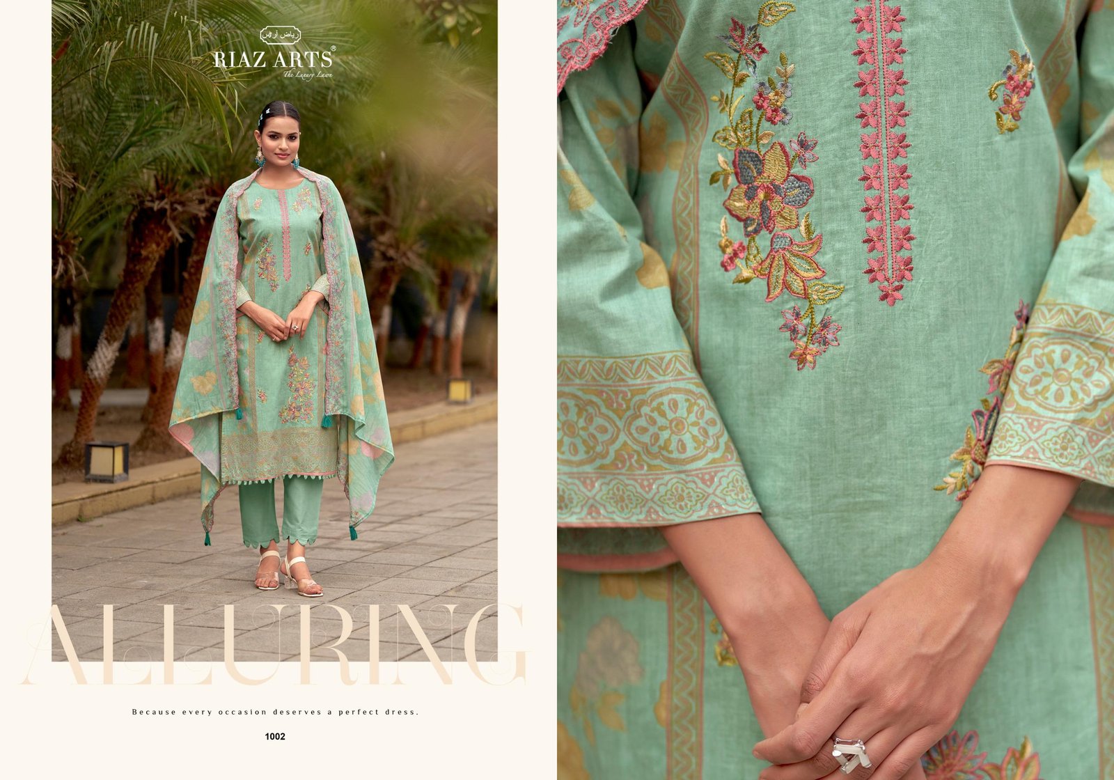 KARIGIRI-E-SAEED RIAZ ARTS (Cotton Dupatta) - Image 9