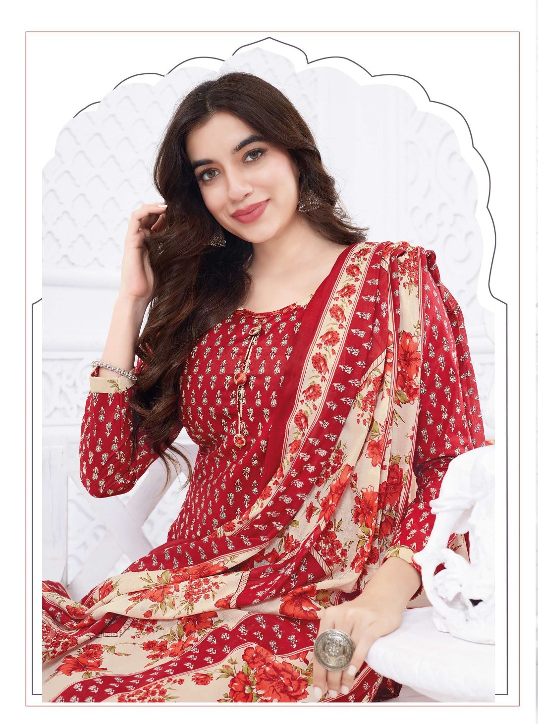 MAHARANI VOL 1 PREMIUM HEAVY QUALITY (Cotton Dupatta) - Image 11