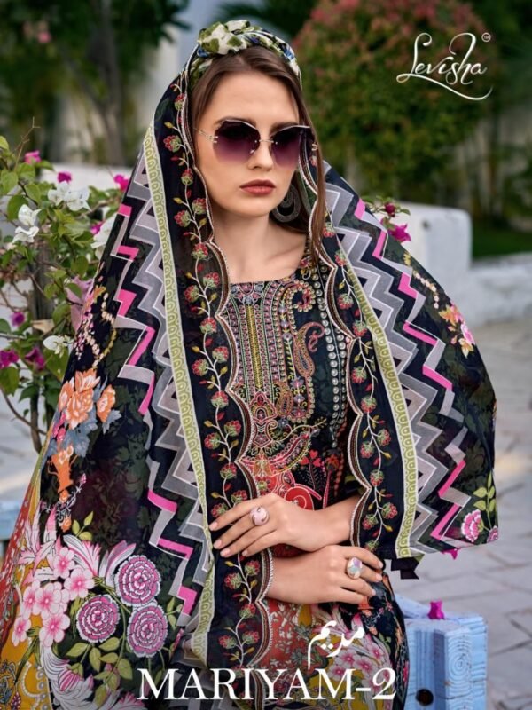MARIYAM VOL 2 LEVISHA (Cotton Dupatta)