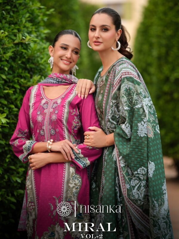 MIRAL LUXURY LAWN 26 VOL 2 (Cotton Dupatta)