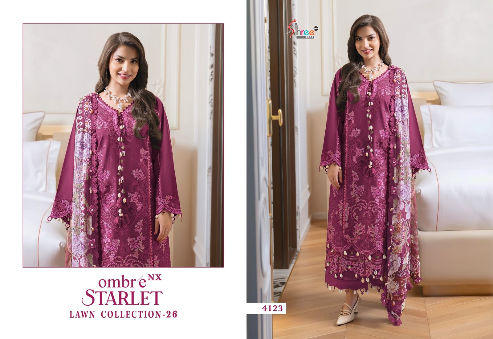 OMBRE STARLET LAWN COLLECTION 26 NX SHREE