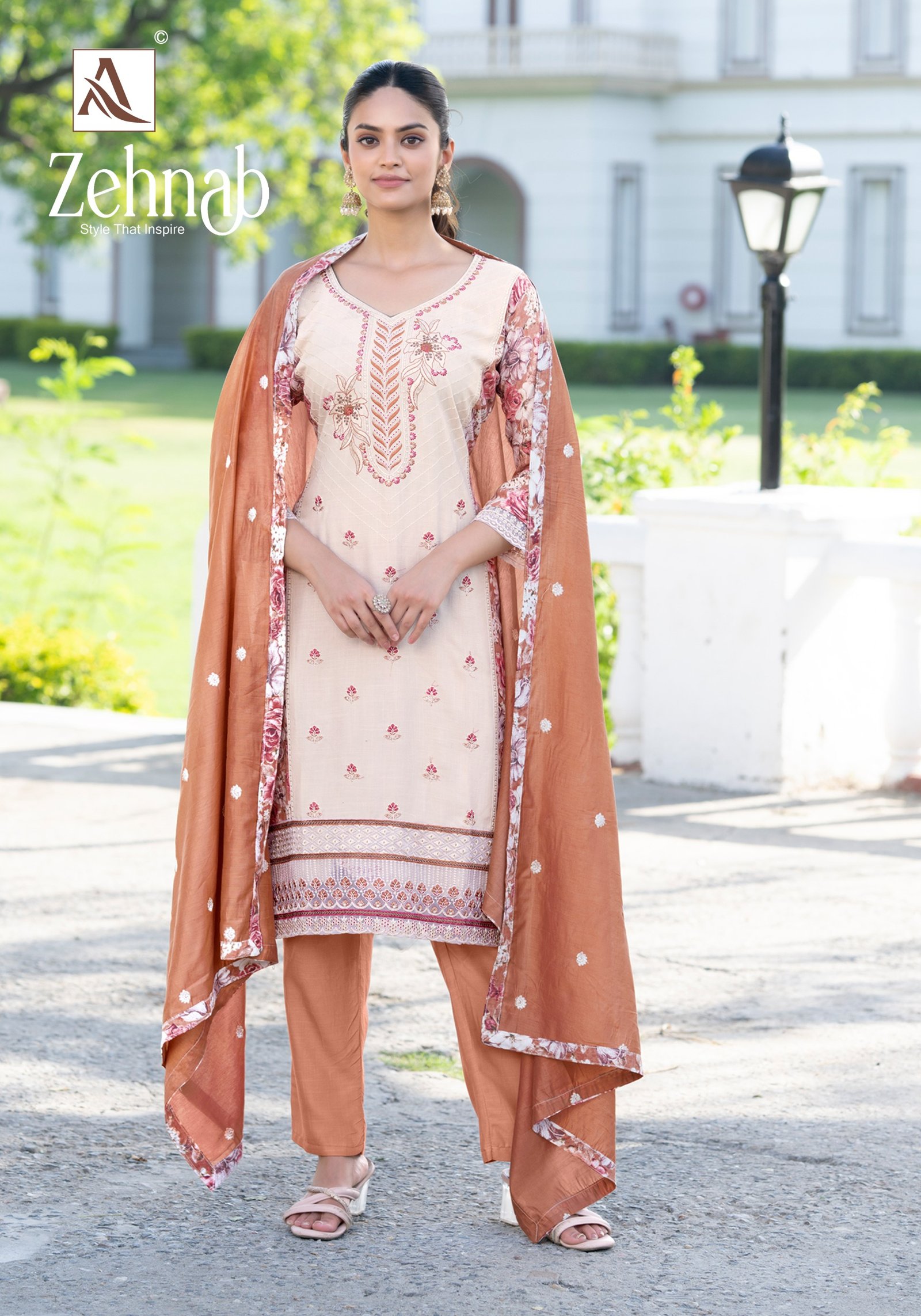 ZAHNAB ALOK (Cotton Dupatta) - Image 4