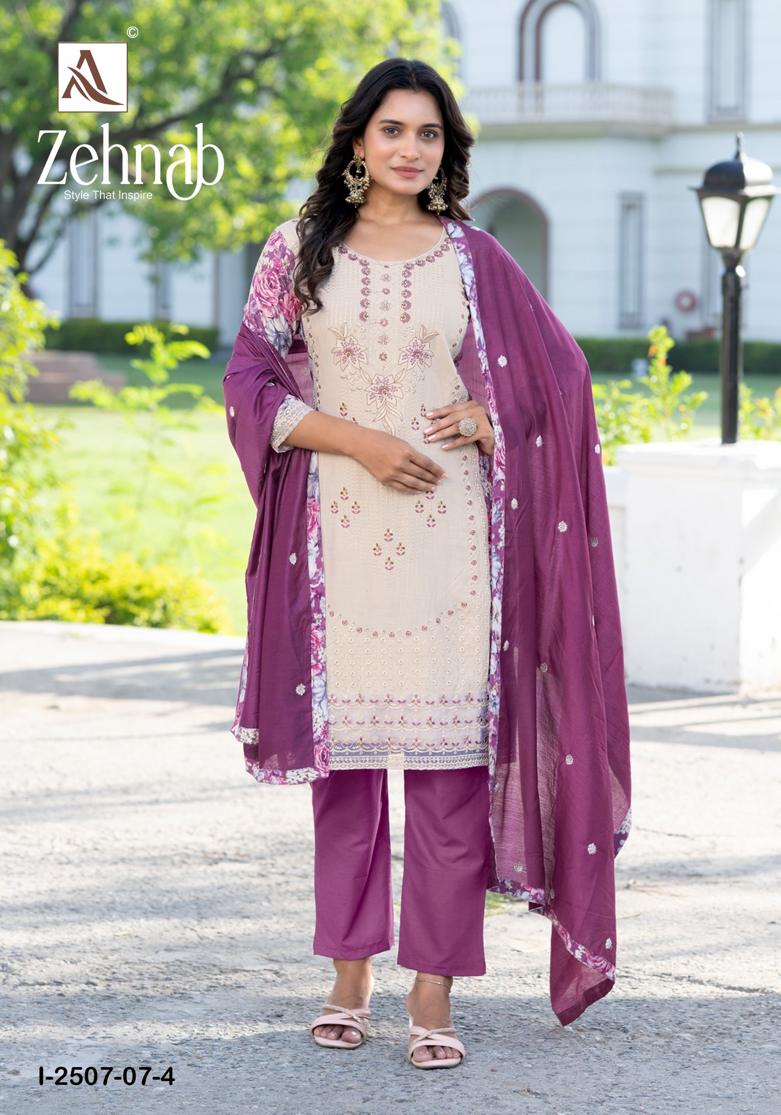 ZAHNAB ALOK (Cotton Dupatta) - Image 9