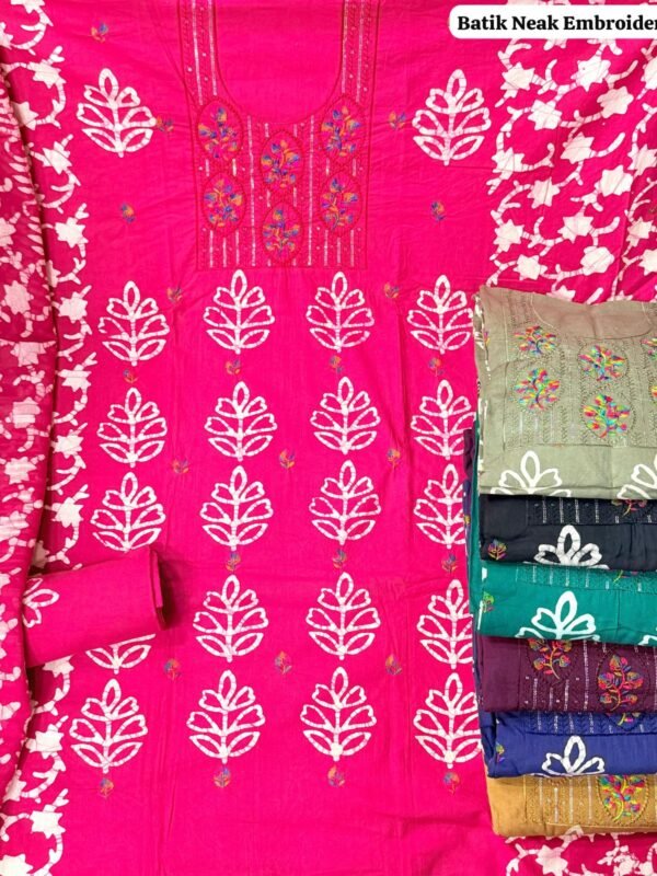 BATIK NAEK EMBROIDERY (Cotton Dupatta)