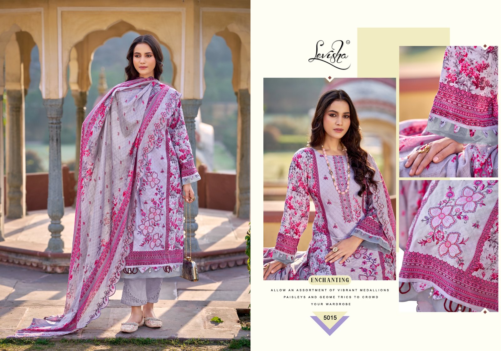BIN SAEED NX 5 LEVISHA (Cotton Dupatta) - Image 13