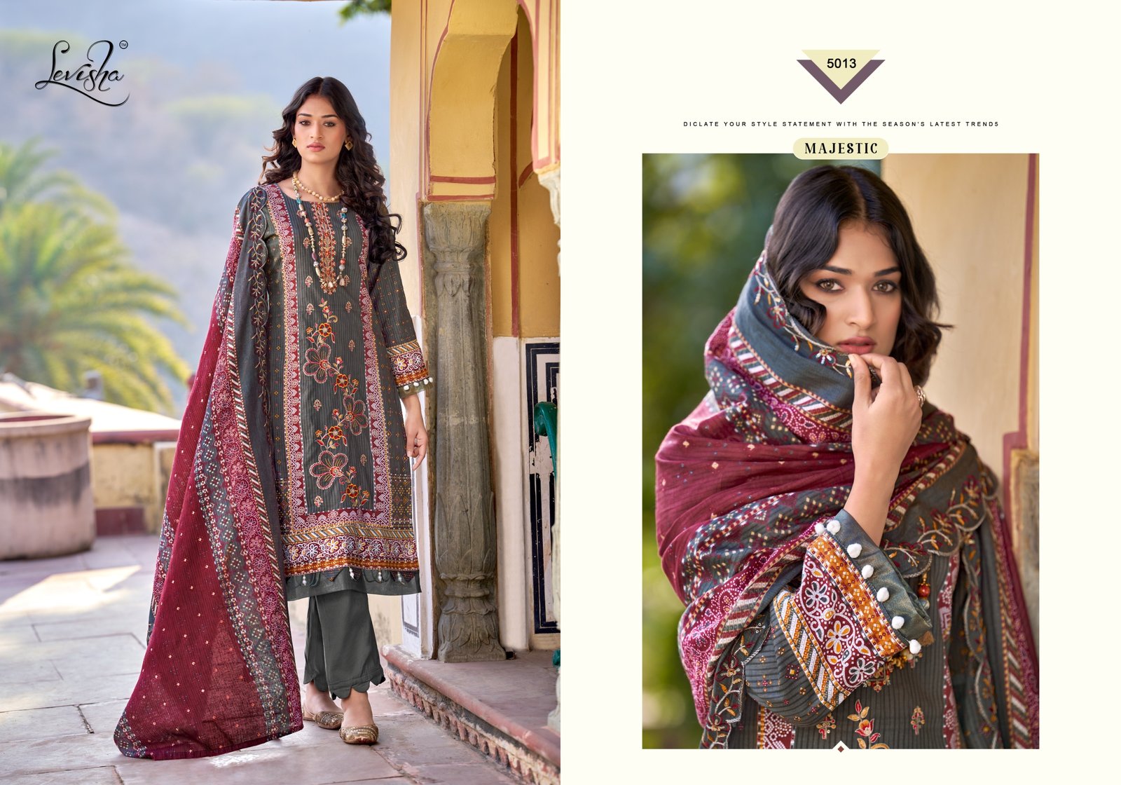 BIN SAEED NX 5 LEVISHA (Cotton Dupatta) - Image 6