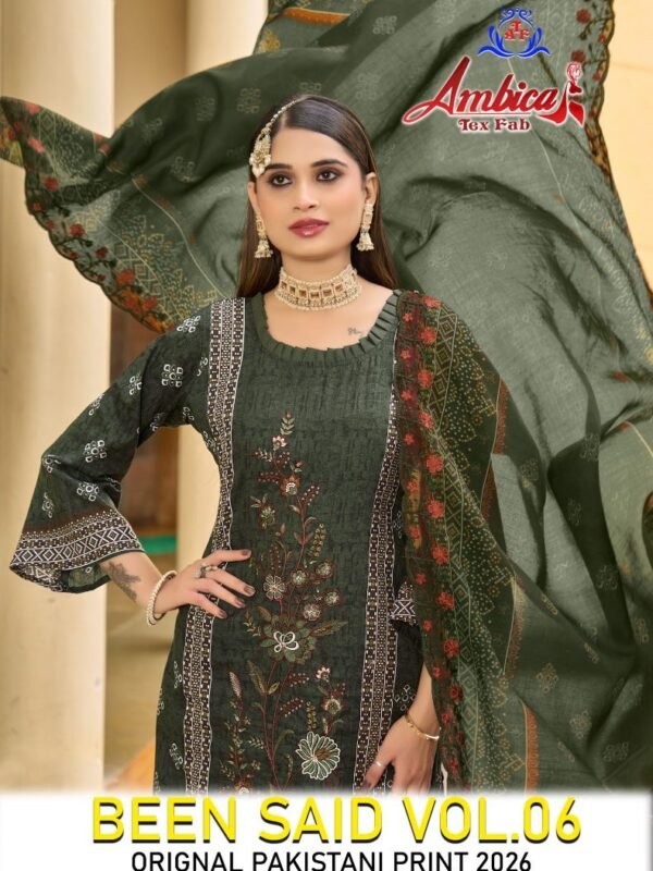 BIN SAEED VOL 6 AMBICA TEX