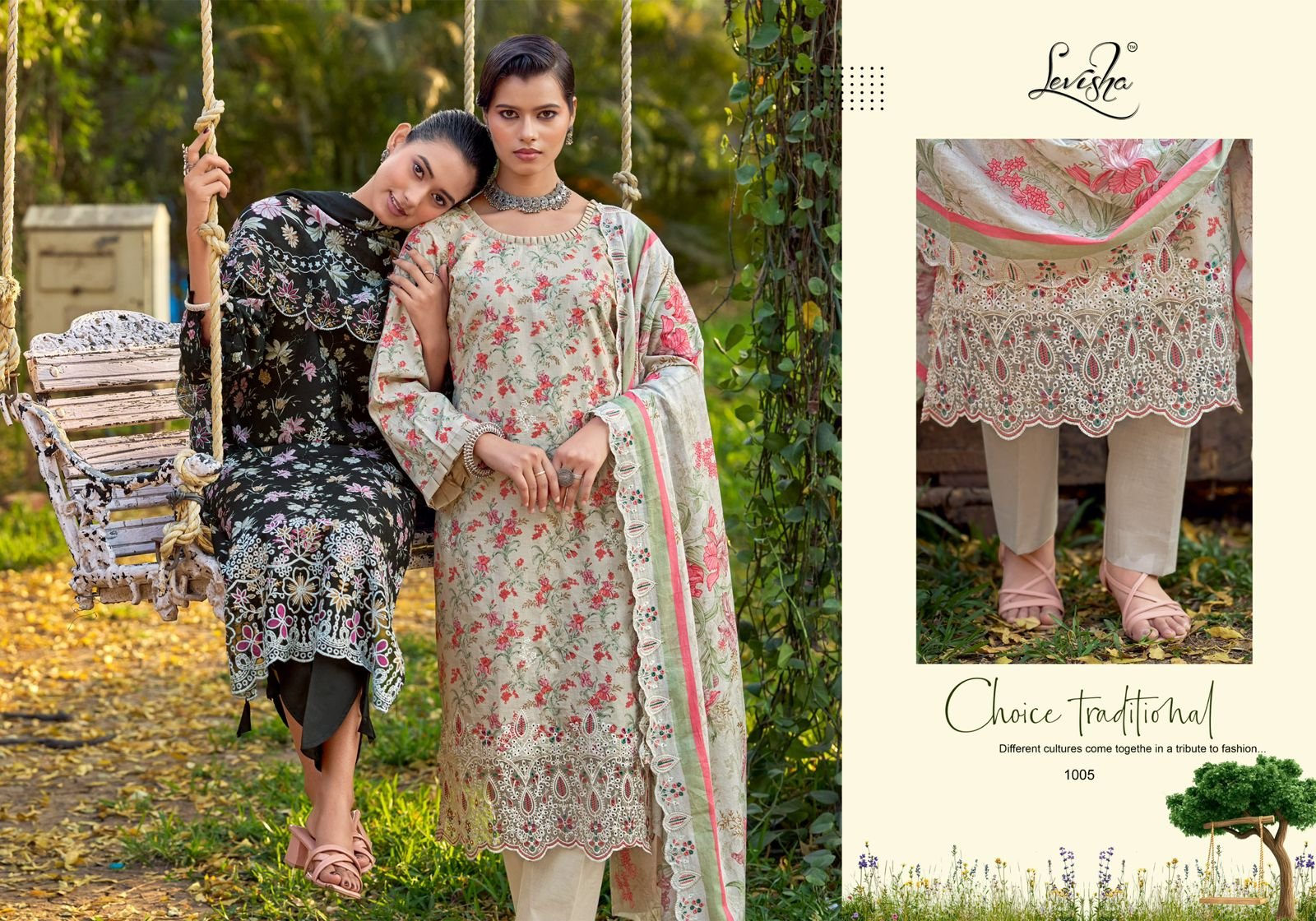 CHIKANKARI LEVISHA (Cotton Dupatta) - Image 11