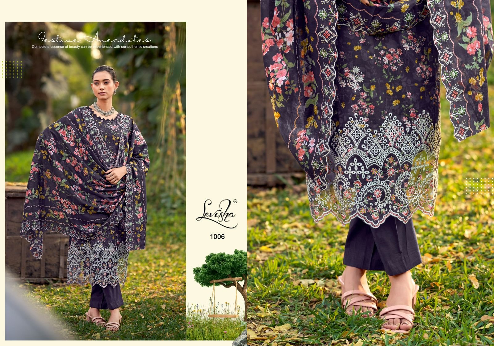 CHIKANKARI LEVISHA (Cotton Dupatta) - Image 12