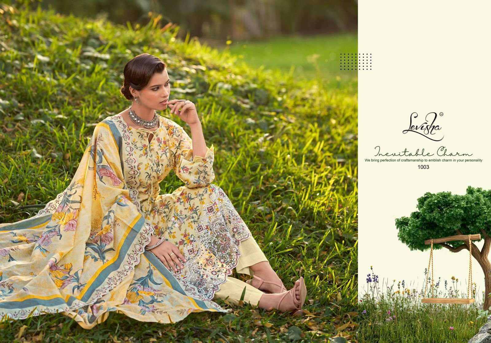 CHIKANKARI LEVISHA (Cotton Dupatta) - Image 5