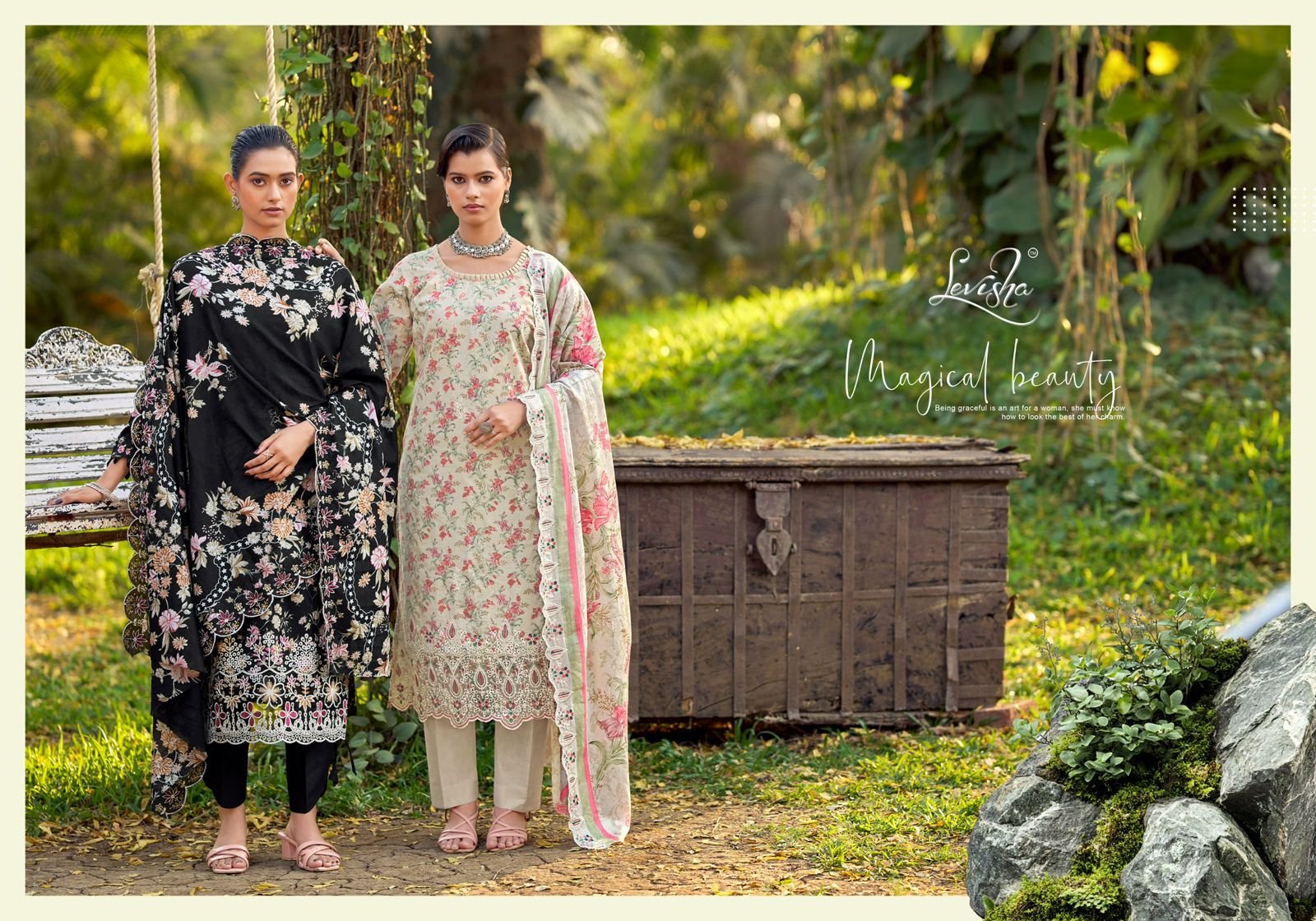 CHIKANKARI LEVISHA (Cotton Dupatta) - Image 6