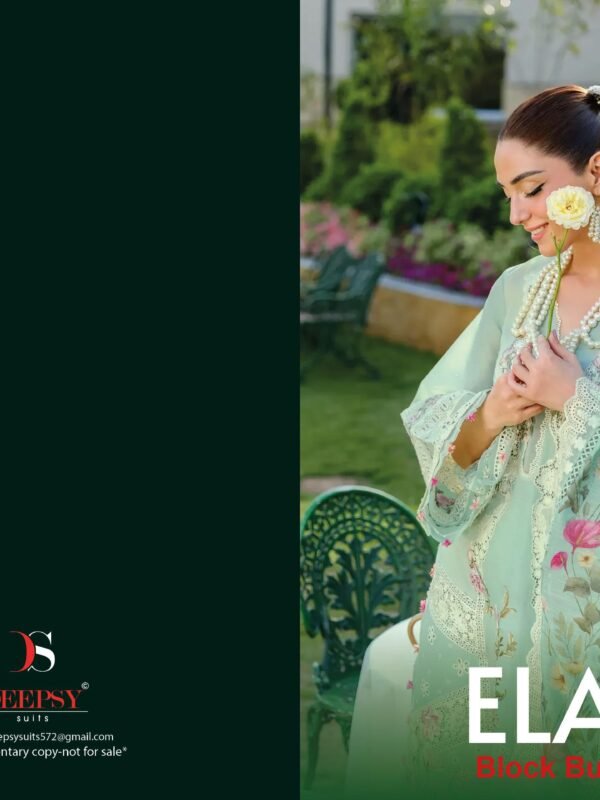ELAF BLOCK BUSTER LUXURY LAWN BY DEEPSY SUITS