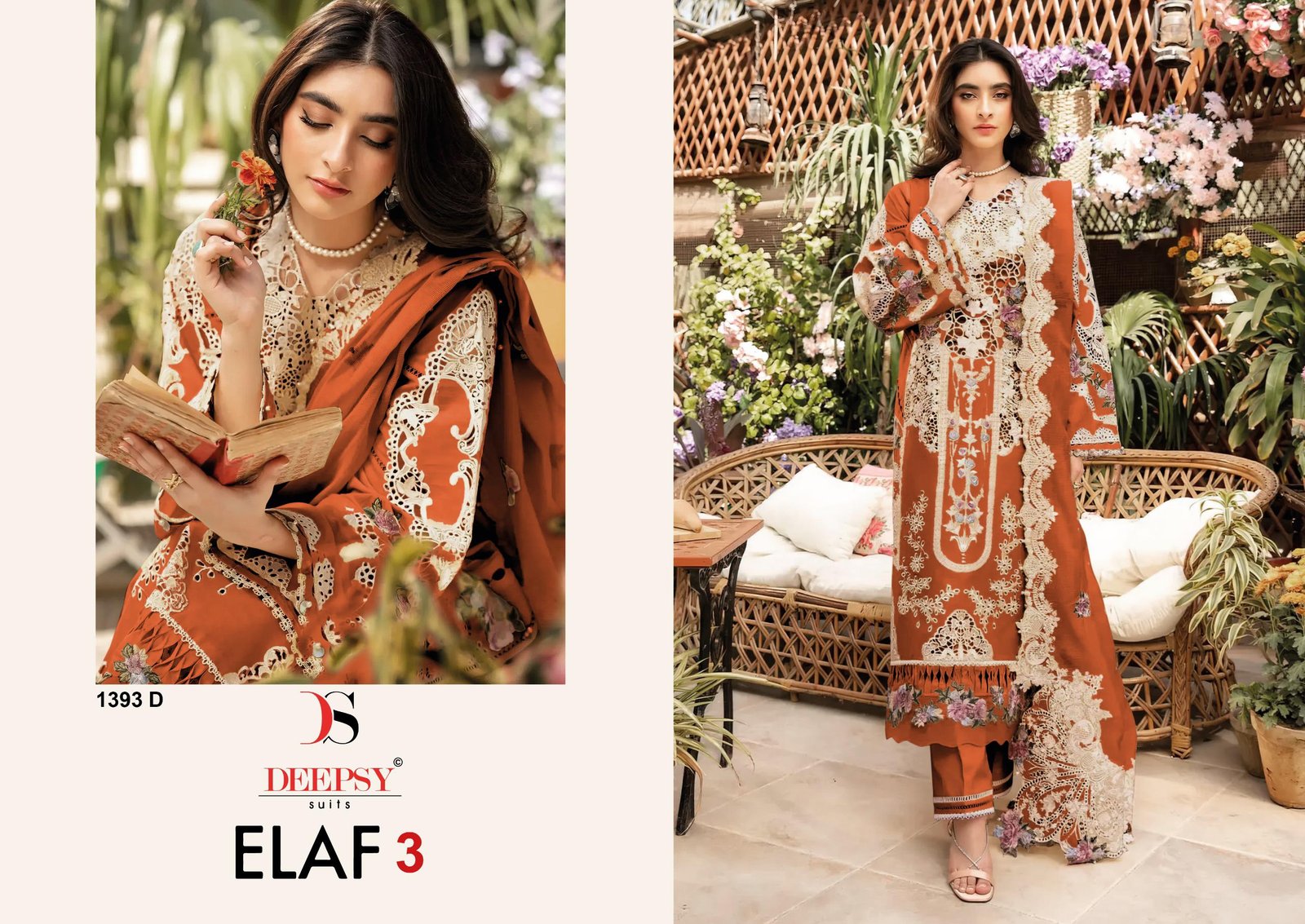 ELAF LUXURY SUPER HIT LAWN DEEPSY SUITS 1393