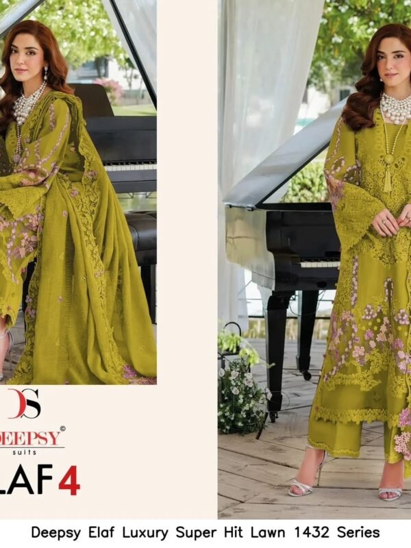 ELAF LUXURY SUPER HIT LAWN DEEPSY SUITS 1432 NEW COLOUR