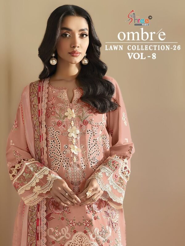 OMBRE LAWN COLLECTION VOL 8 SHREE
