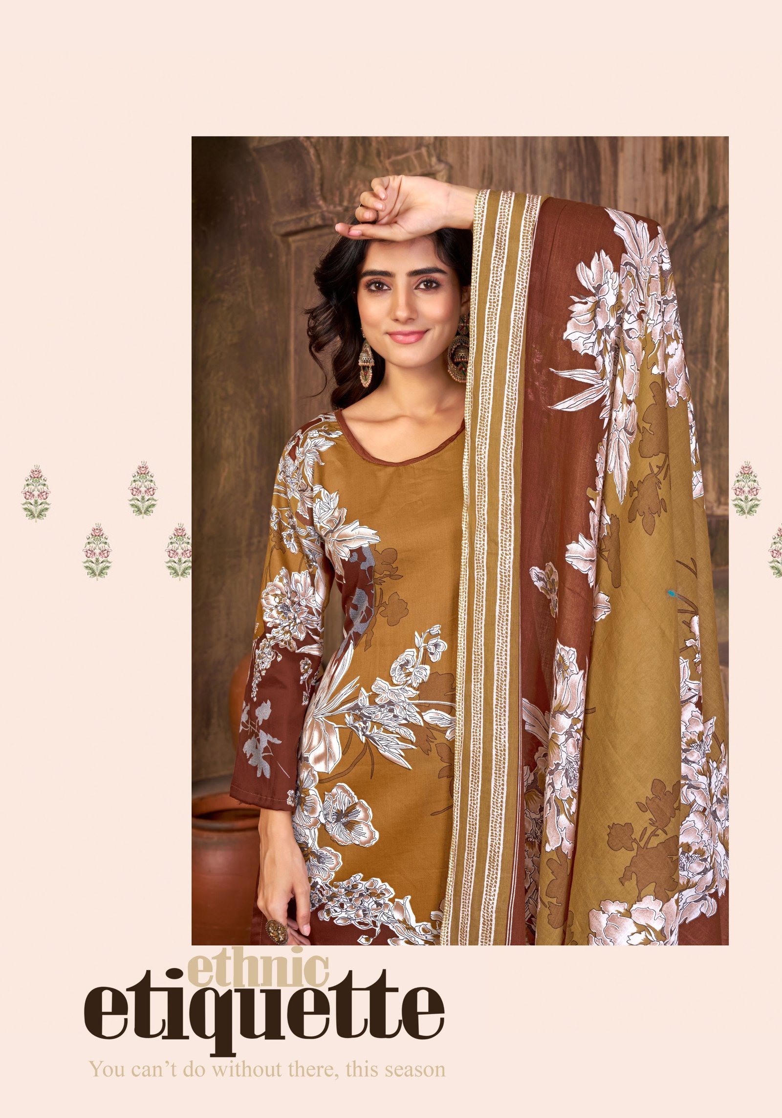 ROSEY 3 ALOK (Cotton Dupatta) - Image 13