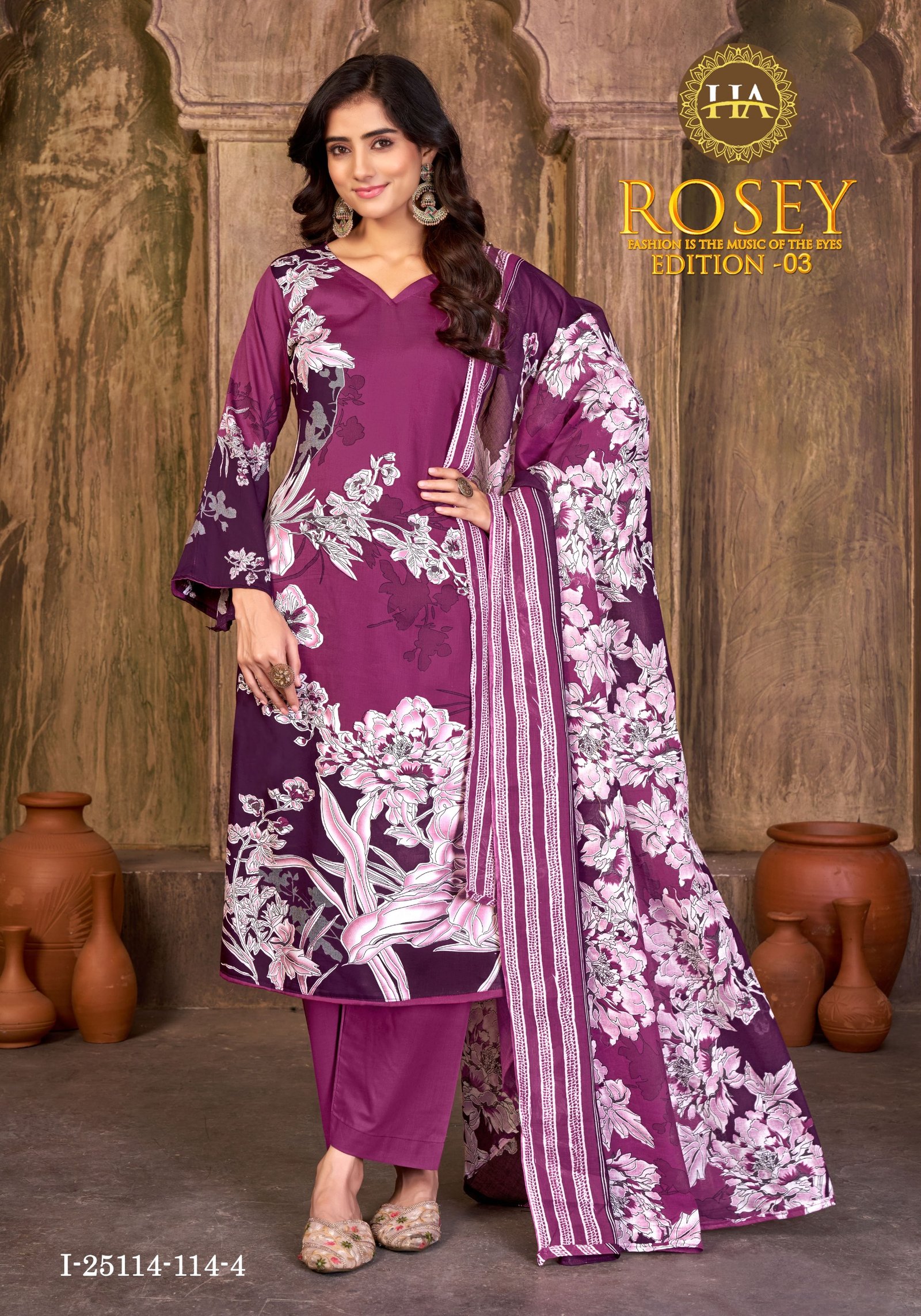 ROSEY 3 ALOK (Cotton Dupatta) - Image 14