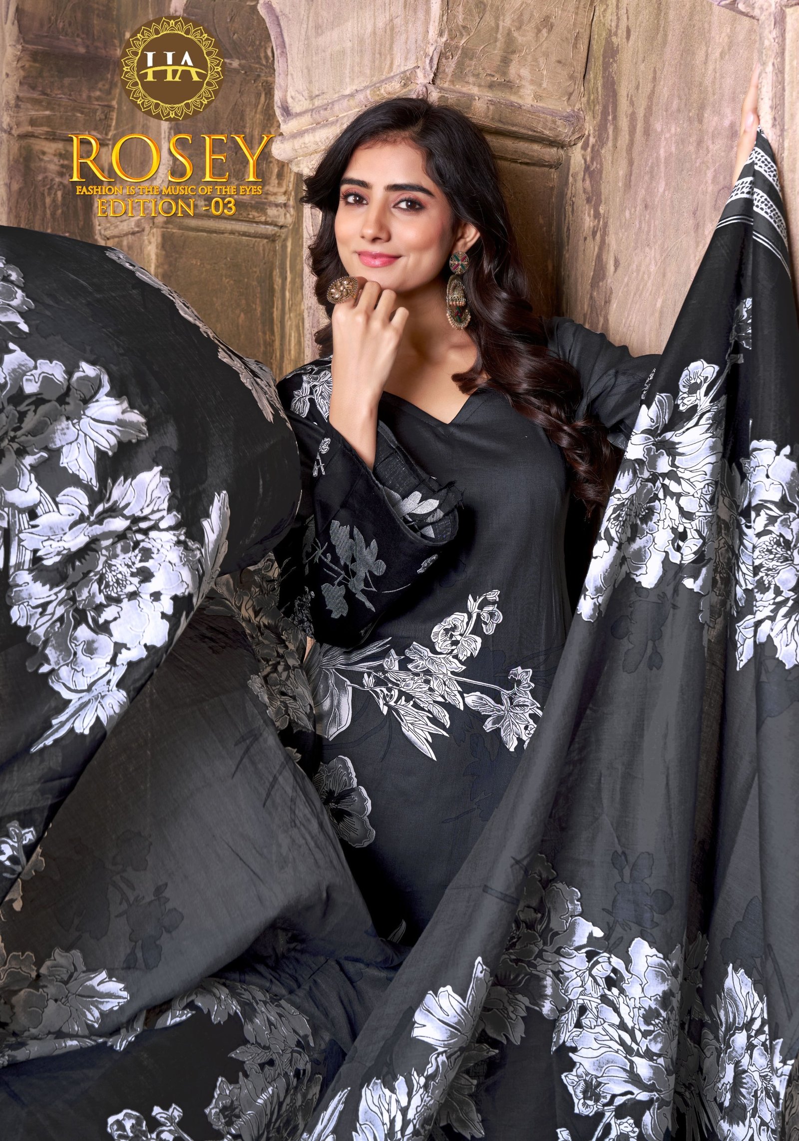 ROSEY 3 ALOK (Cotton Dupatta) - Image 3