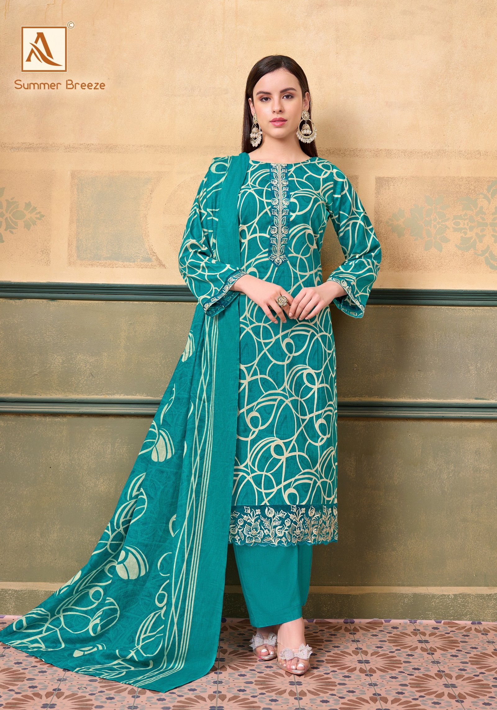 SUMMER BREEZE ALOK (Cotton Dupatta) - Image 10