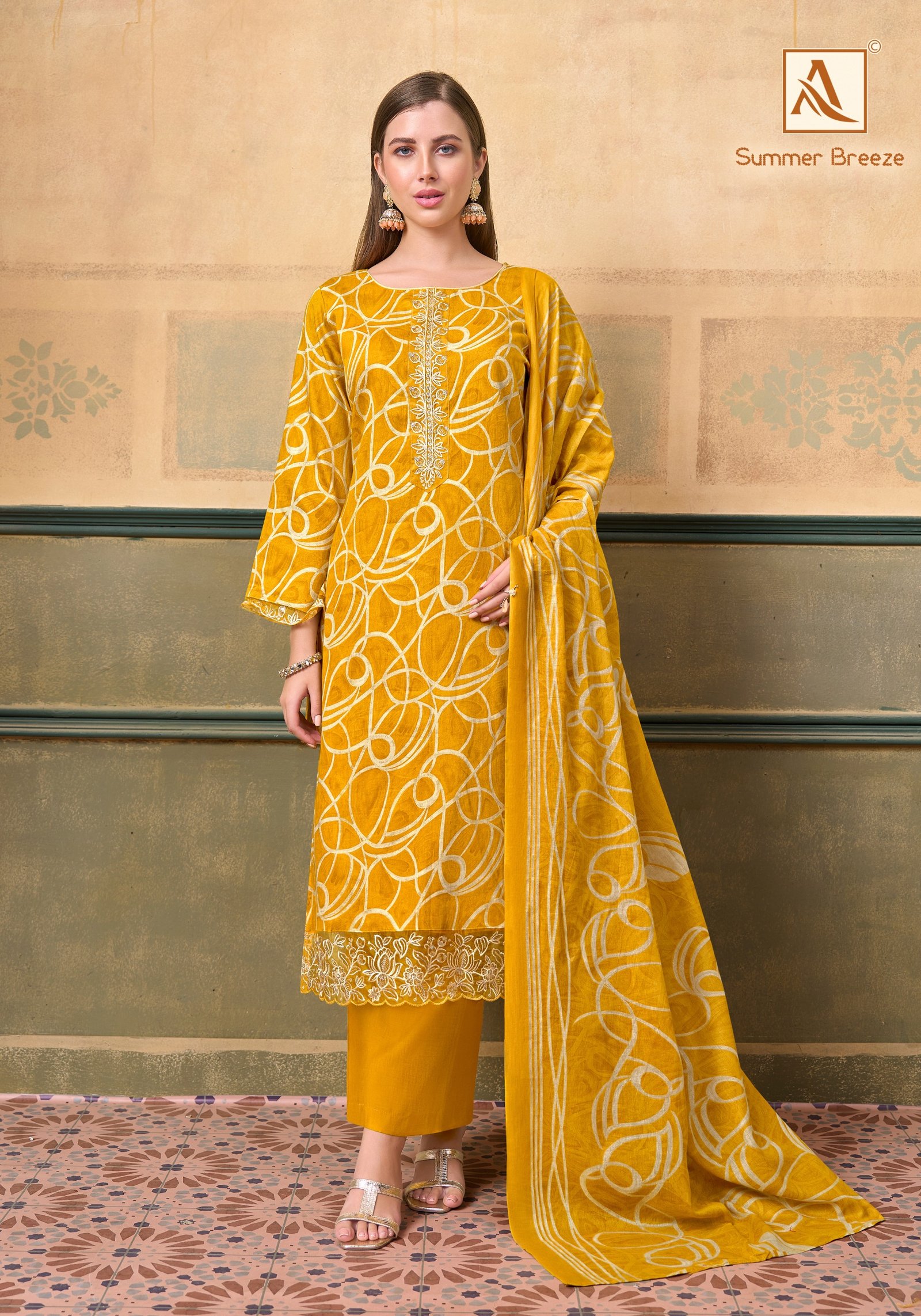 SUMMER BREEZE ALOK (Cotton Dupatta) - Image 11