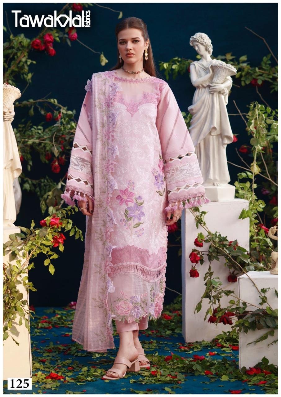 TAWAKKAL FABRICS SABA LUXURY COTTON COLLECTION VOL 3 (cotton Dupatta) - Image 7