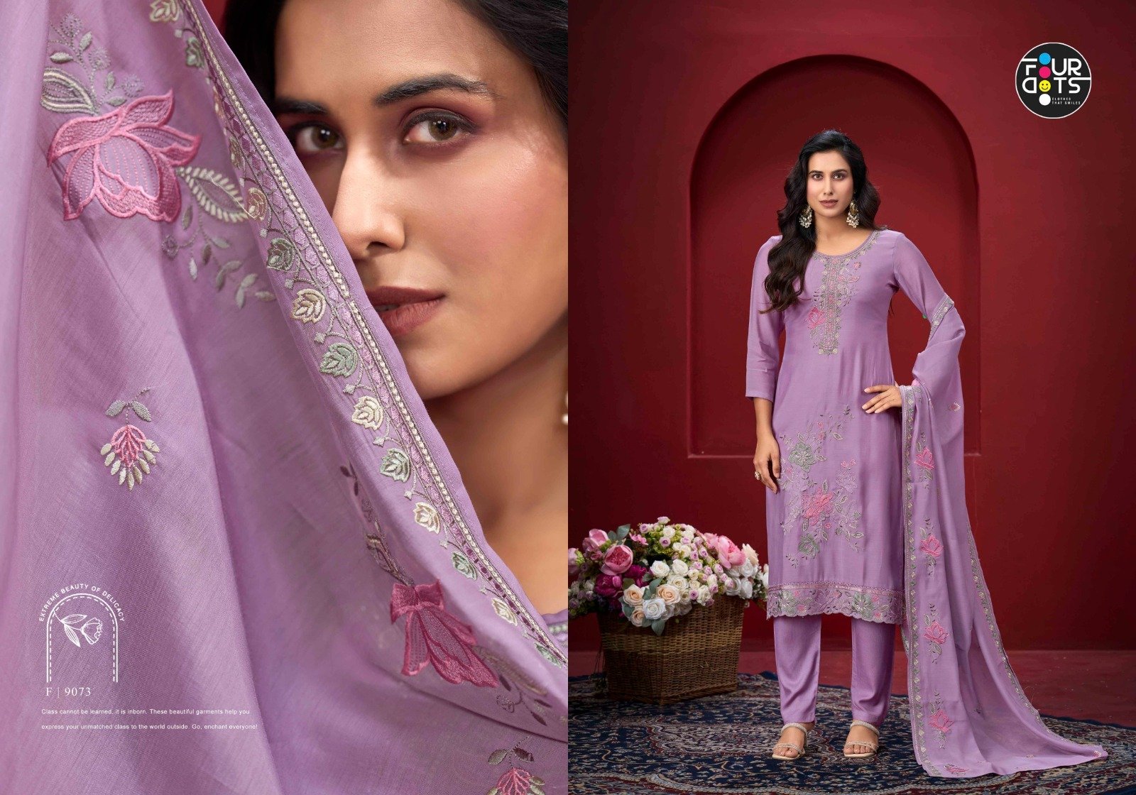 AADHYA FOURDOTS (Cotton dupatta) - Image 3