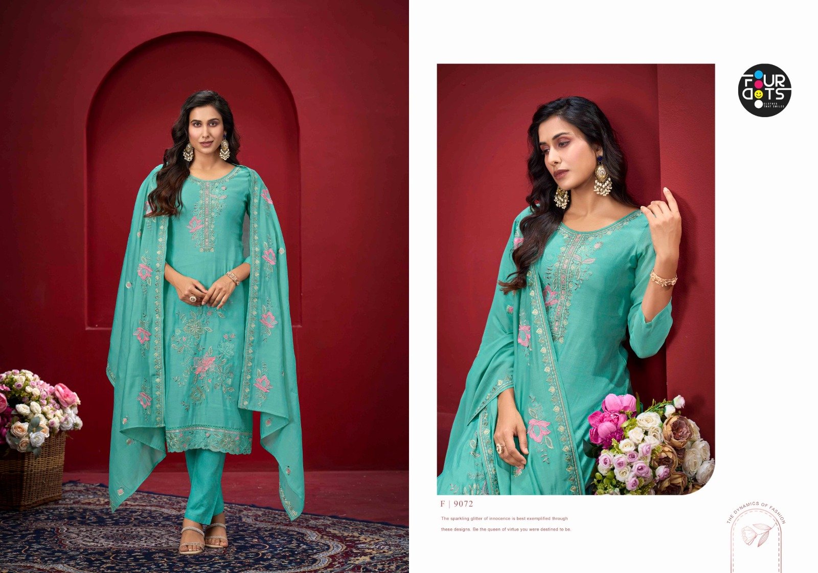 AADHYA FOURDOTS (Cotton dupatta) - Image 4