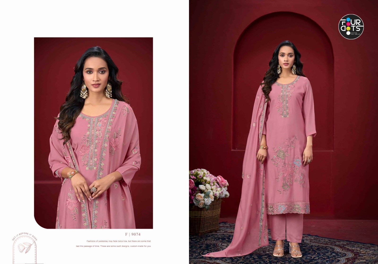 AADHYA FOURDOTS (Cotton dupatta) - Image 6