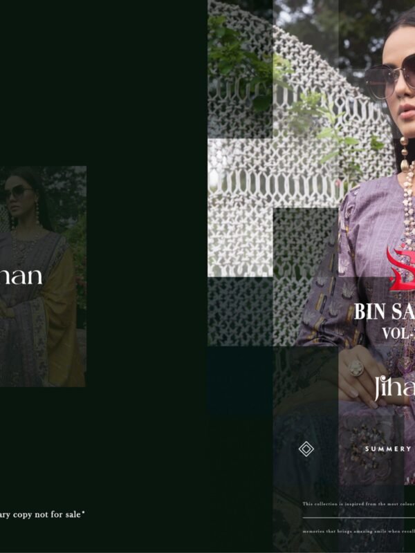 BIN SAEED LAWN COLLECTION VOL 20 JIHAN