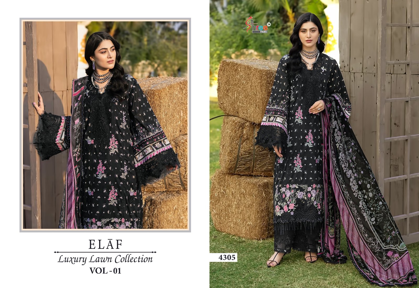 ELAF LUXURY LAWN COLLECTION VOL 1 SHREE