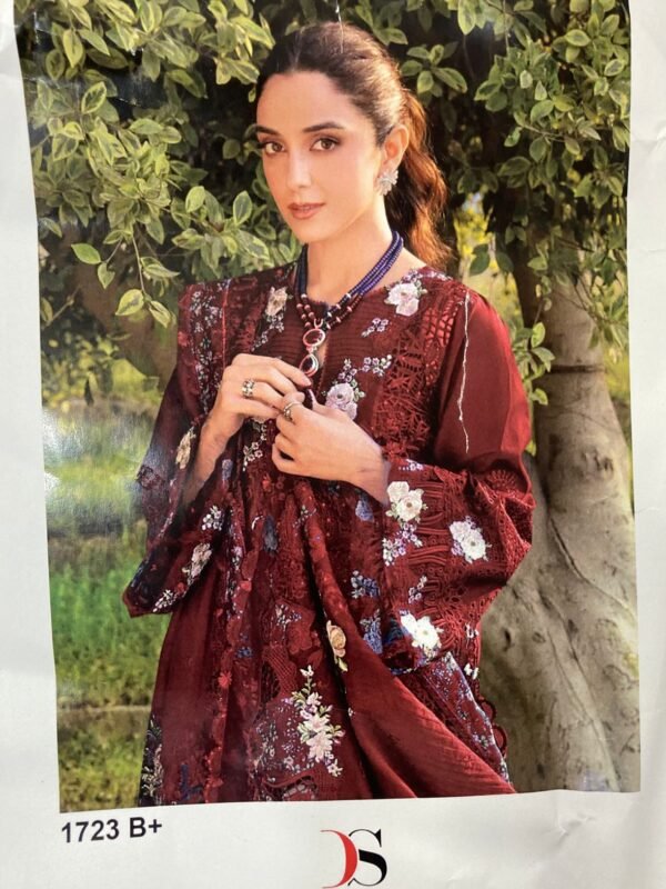 ELAF PREMIUM 2 LUXURY LAWN BY DEEPSY 1723(Cotton Dupatta)