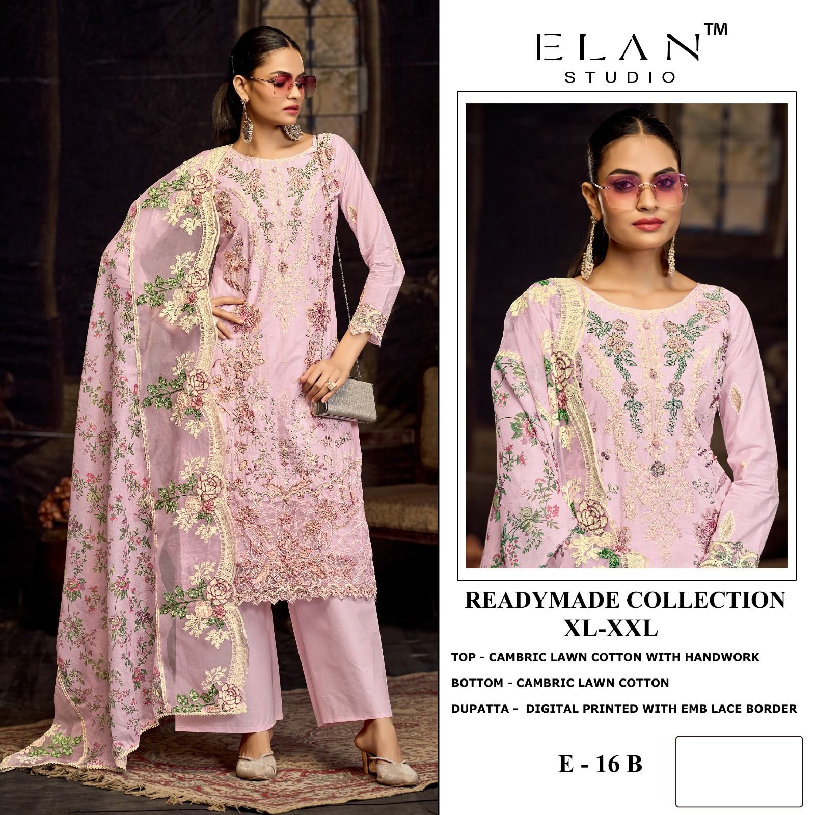 ELAN STUDIO E-16 (cotton Dupatta) - Image 3
