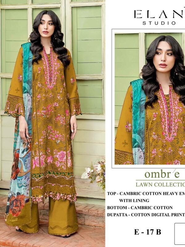 ELAN STUDIO E-17 OMBRE LAWN COLLECTION
