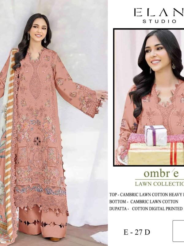 ELAN STUDIO E-27 OMBRE LAWN COLLECTION
