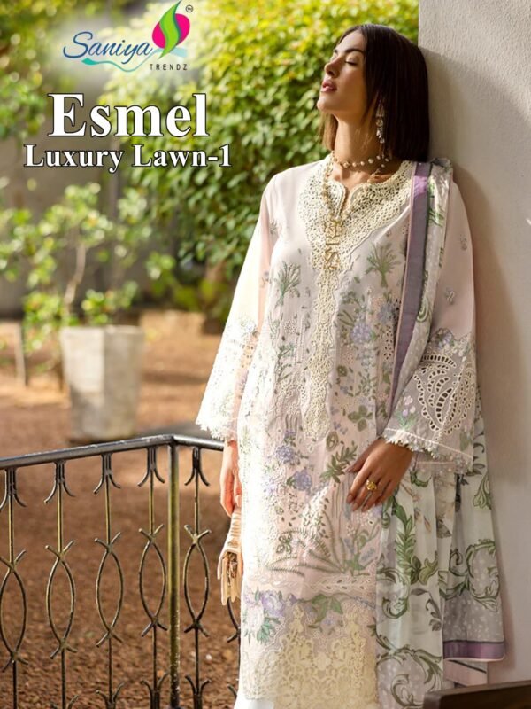 ESMEL LUXURY LAWN 1 SANIYA 1001 ABC