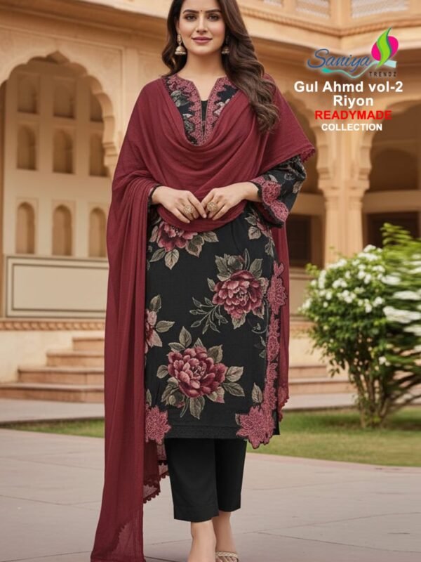 GUL AHMD VOL 2 RAYON SANIYA