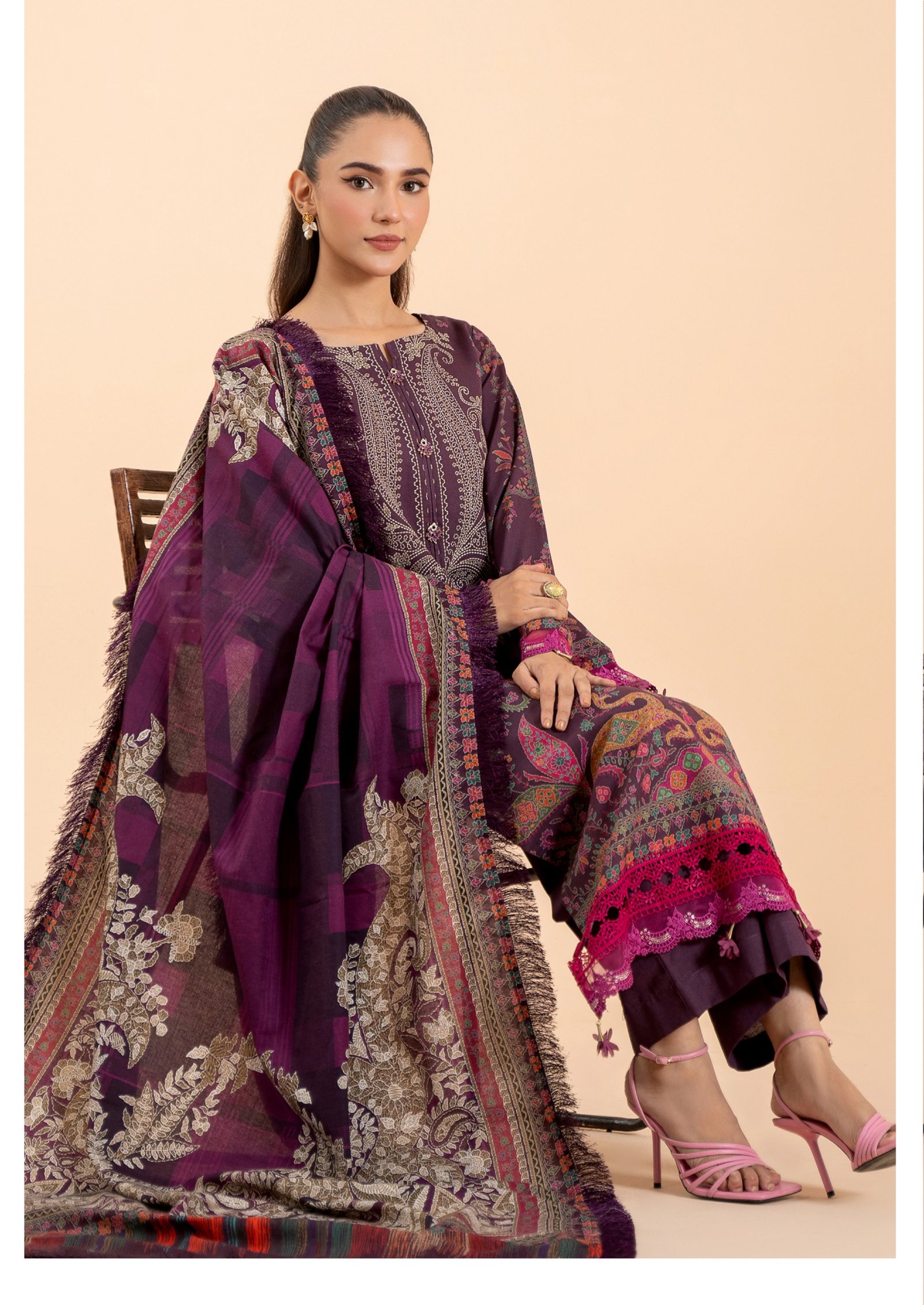 GULBAGH R 10 MISHRI (Cotton Dupatta) - Image 3