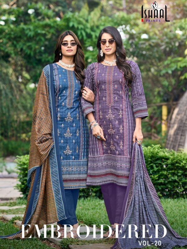 ISHAAL EMBROIDERED VOL 20