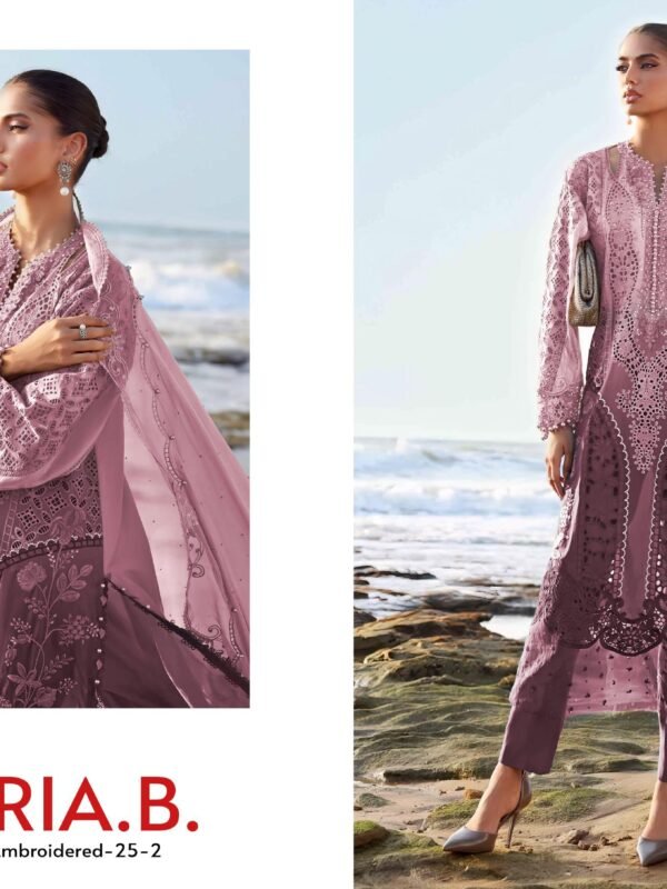 MARIA B PREMIUM EMBROIDERED 25-2 DEEPSY 1285