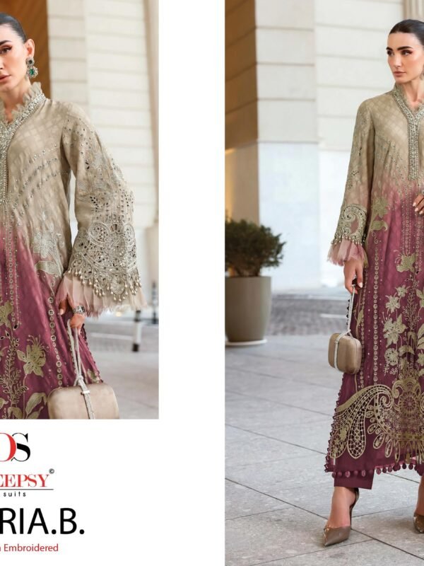 MARIA B PREMIUM EMBROIDERED 25-3 DEEPSY 1831 EFGHI