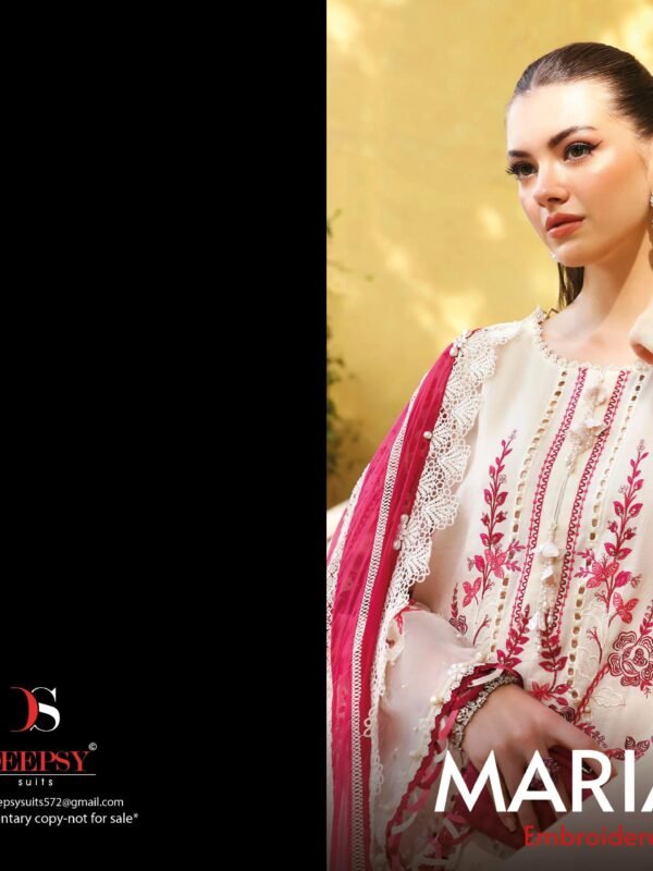 MARIA B PREMIUM EMBROIDERED 4 DEEPSY