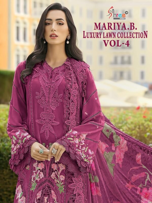 MARIYA B LUXURY LAWN COLLECTION VOL 4 SHREE