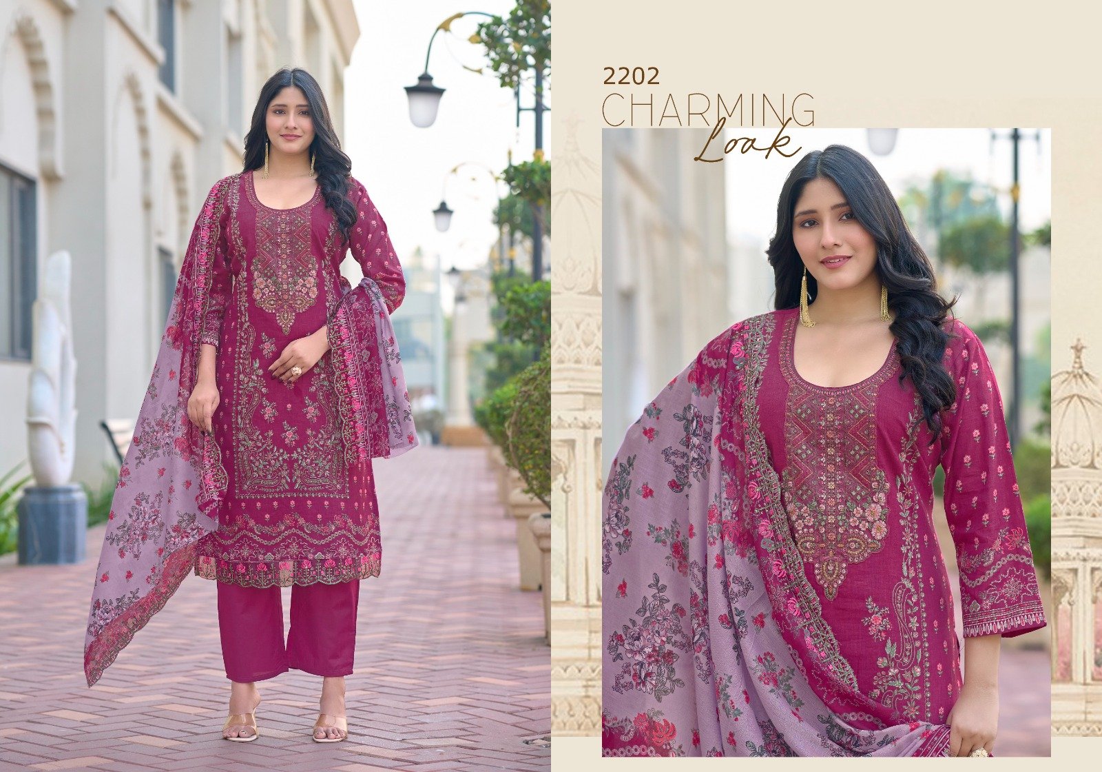 MARYAM VOL 22 AMBICA TEX (cotton Dupatta) - Image 3